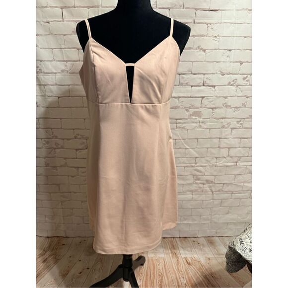 Lulus blush pink sleeveless dress size large - Picture 2 of 10